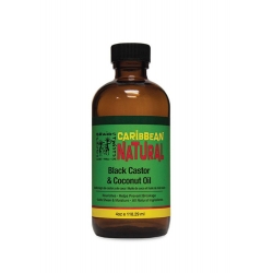 Caribbean Natural Black Castor & Coconut Oil - Huile de Ricin Noir et Coco